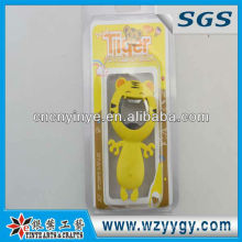 Fashion cute tiger PVC bottle opener for promotion
